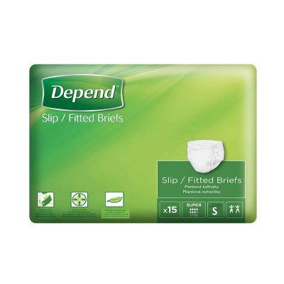 Depend Slip Super S inkontinenční kalhotky 15 ks