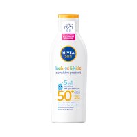 Nivea SUN Dětské mléko na opalování Sensitive OF50+ 200 ml