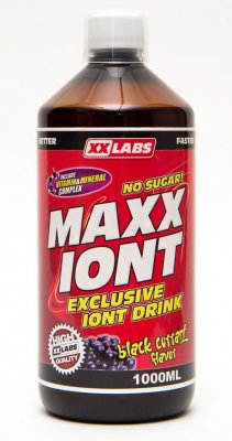 Xxlabs Maxx Iont Sport drink  černý rybíz nápoj 1000 ml