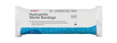 Dr. Max Hydrophilic Sterile Bandage 8 cm x 5 m 1 ks
