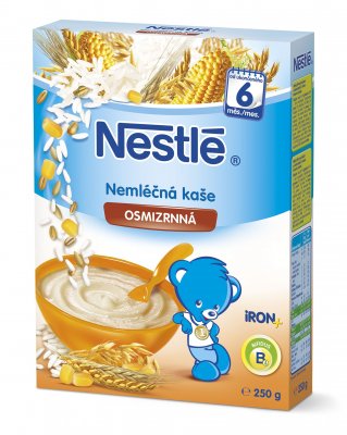 Nestlé Nemléčná kaše osmizrnná 250 g Nestlé Nemléčná kaše osmizrnná 250 g
