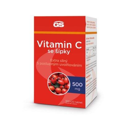 GS Vitamin C500 se šípky 120 tablet