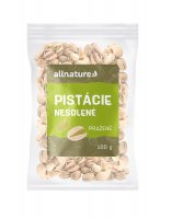 Allnature Pistácie pražené nesolené 100 g