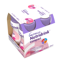 NUTRIDRINK COMPACT S PŘÍCHUTÍ JAHODOVOU POR SOL 4X125 ML
