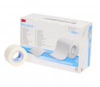 3M Micropore papírová náplast 2,5 cm x 9,15 m 12 ks bílá