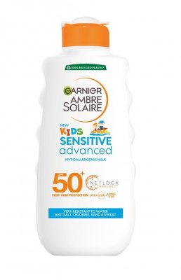 Garnier Ambre Solaire Opalovací mléko s velmi vysokou ochranou pro děti SPF 50+ 200 ml