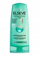 L'Oréal Elvive Extraordinary Clay Čistící balzám pro mastné vlasy 400 ml