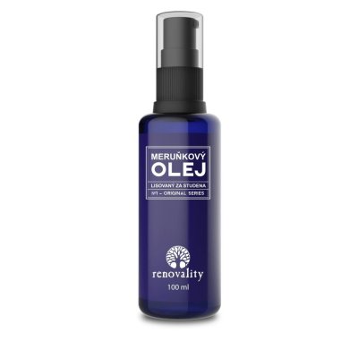 Renovality meruňkový olej lisovaný za studena 100 ml