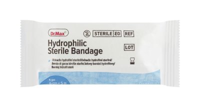 Dr. Max Hydrophilic Sterile Bandage 6 cm x 5 m 1 ks