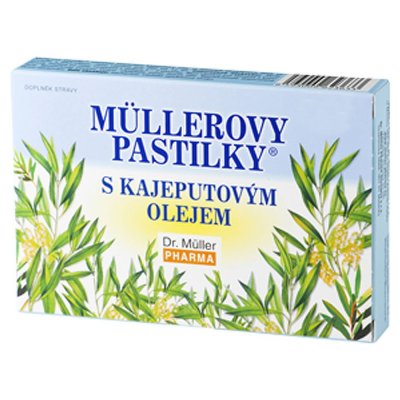 Dr.Müller Müllerovy pastilky s kajeputovým olejem 12 pastilek