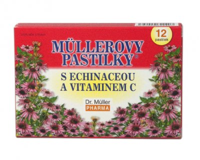 Dr.Müller Müllerovy pastilky s echinaceou 12 pastilek