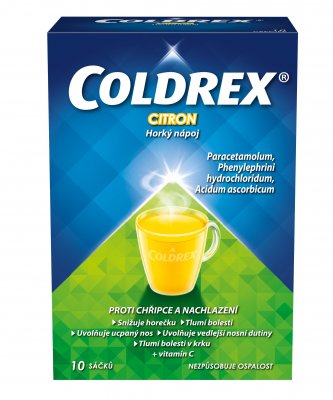 Coldrex CITRON Horký nápoj 10 sáčků