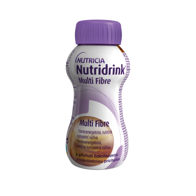 Nutridrink Multi Fibre čokoláda 200 ml