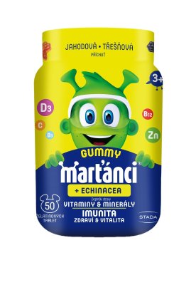 Marťánci Gummy Echinacea 50 ks
