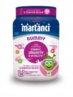 Walmark Marťánci Gummy Černý bez 20 mg 50 ks