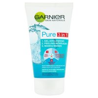 Garnier Skin Naturals Pure 3v1 gel, peeling a maska 150 ml