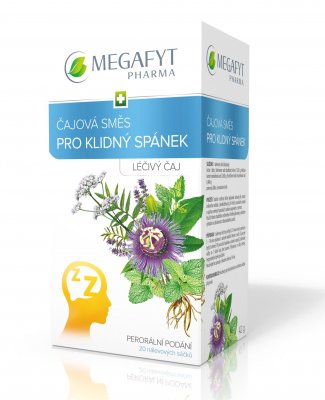 Megafyt ČAJOVÁ SMĚS PRO KLIDNÝ SPÁNEK 20x1,5 g