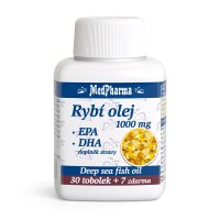 Medpharma Rybí olej 1000 mg + EPA + DHA 37 tobolek