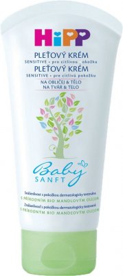 Hipp BabySanft Dětský krém na obličej a tělo 75 ml