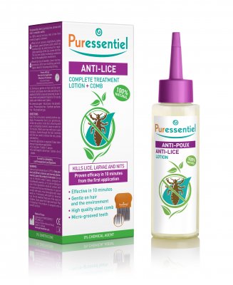 Puressentiel Roztok proti vším 100 ml + hřebínek