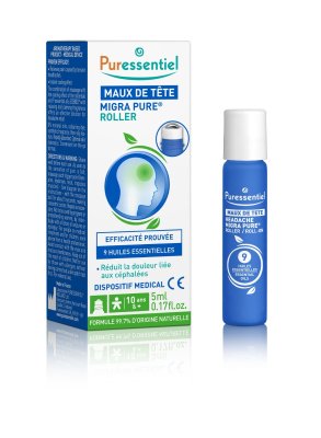 PURESSENTIEL Roll-on proti bolesti hlavy 5 ml