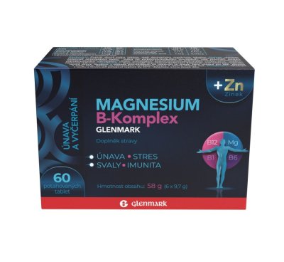 Magnesium B-komplex Glenmark tbl.60