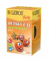 Leros Dětský čaj Rakytníkový nálevové sáčky 20x2 g