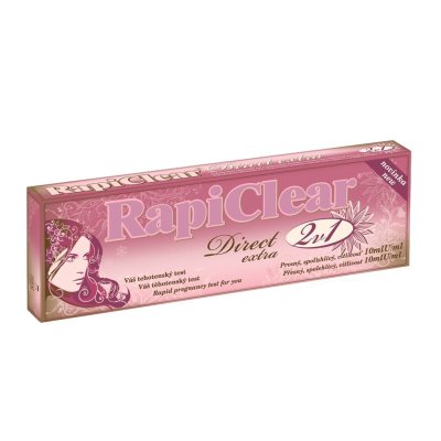 Rapiclear Direct extra 2v1 těhotenský test 2 ks