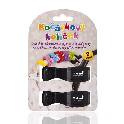 T-tomi Kočárkový kolíček Černý