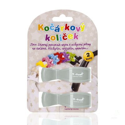 T-tomi Kočárkový kolíček Šedý