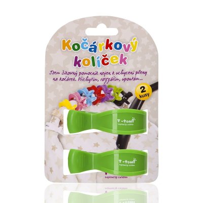 T-tomi Kočárkový kolíček Zelený