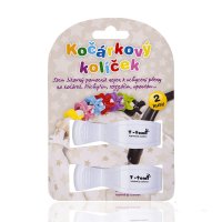 T-tomi Kočárkový kolíček Bílý