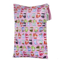 T-tomi Nepromokavý pytlík 1 ks růžová sova