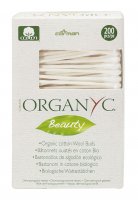 Organyc Čisticí tyčinky z biobavlny 200 ks