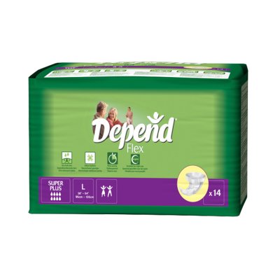 DEPEND plenkové kalhotky Flex Super Plus L 14ks