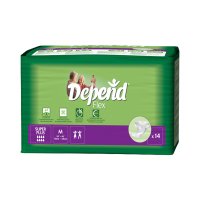 Depend Flex Super Plus vel. M plenkové kalhotky prodyšné 14 ks