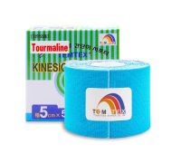 TEMTEX Kinesio tape Tourmaline 5 cm x 5 m tejpovací páska modrá