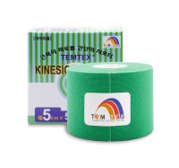 TEMTEX kinesio tape Classic, zelená tejpovací páska 5cm x 5m