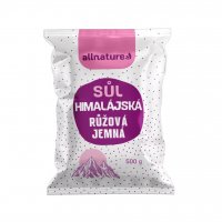Allnature Himalájská sůl růžová jemná 500 g