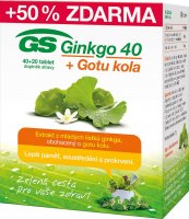 GS Ginkgo 40 + Gotu kola 40+20 tablet