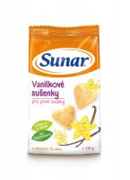 Sunárek Vanilkové sušenky pro první zoubky 175g