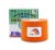 TEMTEX Kinesio tape 5 cm x 5 m tejpovací páska oranžová