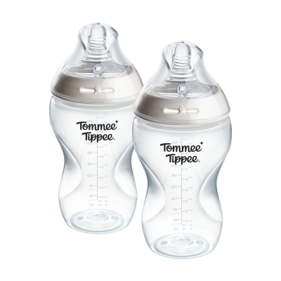 Tommee Tippee C2N 2ks transparentní 340ml