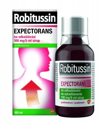 Robitussin Expectorans na odkašlávání 100 mg/5 ml sirup 100 ml