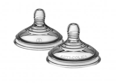 Tommee Tippee C2N ANTI-COLIC střední průtok 3m+ náhradní savička 2 ks
