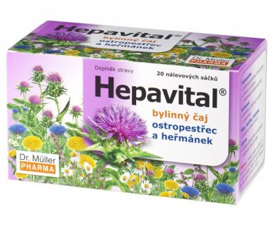 HEPAVITAL bylinný čaj na ochranu jater 20x1.5 g