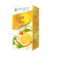 Megafyt Zázvor s medem a citrónem ovocný čaj porcovaný 20x2 g