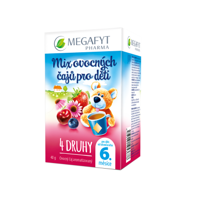 Megafyt Mix ovocných čajů pro děti 4x5x2g