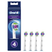 Oral-B EB18-4 3D White náhradní hlavice s Technologií CleanMaximiser 4 ks