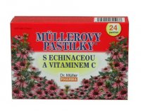 Dr. Müller Müllerovy pastilky s echinaceou a vitaminem C 24 pastilek